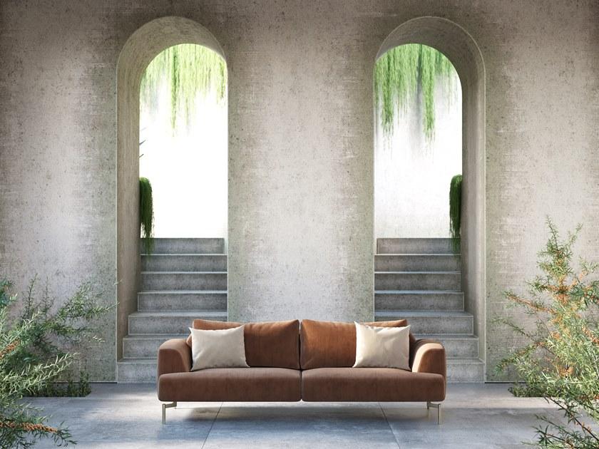 Domkapa 3-х местный бархатный диван  Dki9.2  - Вид №1