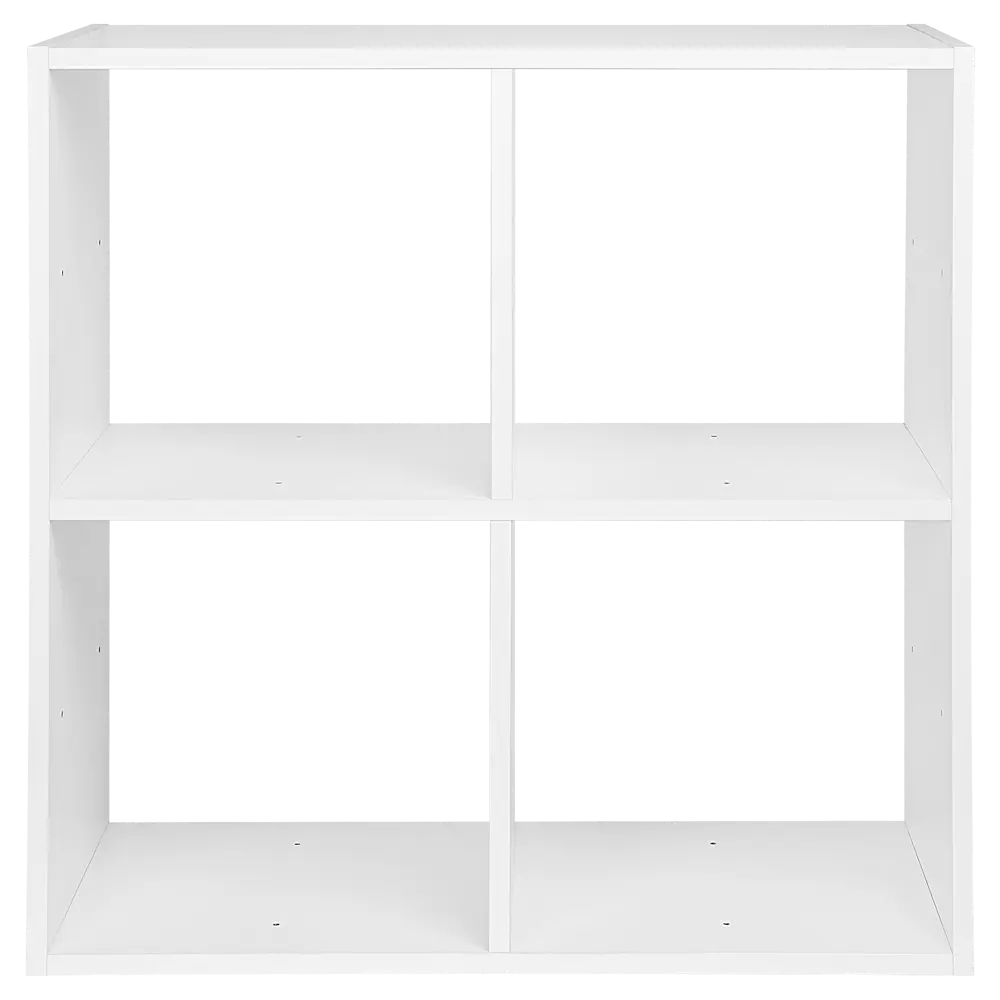 Стеллаж KONSENSA Руан 4 секции 70x70x31.7 см ЛДСП цвет белый STLM-2067497 - Вид №6