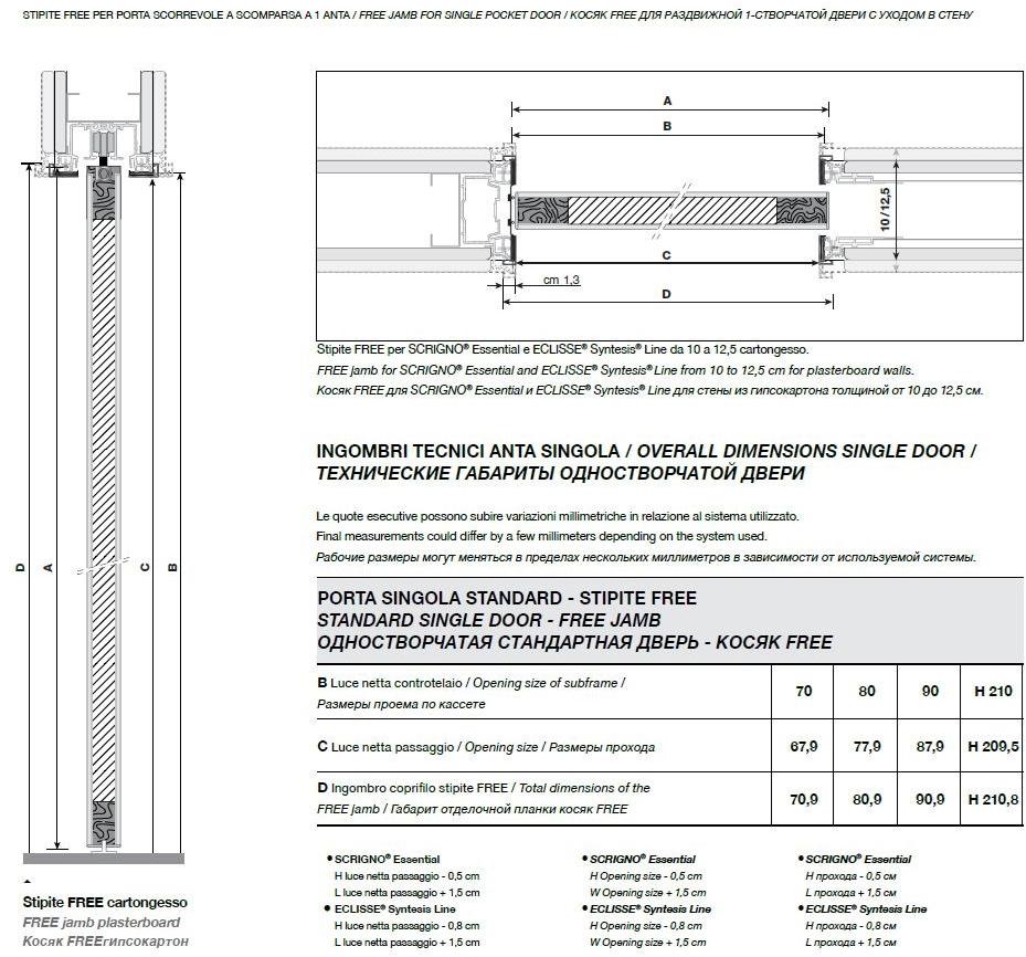 Longhi Карманная раздвижная дверь из дерева Aluminiun chic – doors Serie 31 - Вид №8