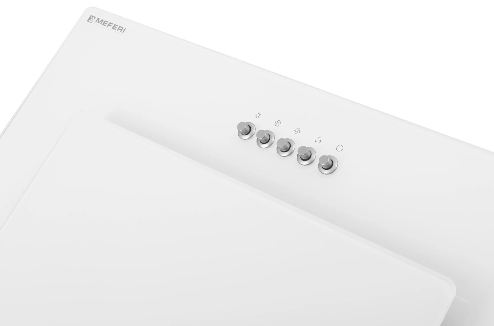 9168702 Вытяжка наклонная Meferi AIRBOX60WH POWER белый/белый STDN-0149471 - Вид №6