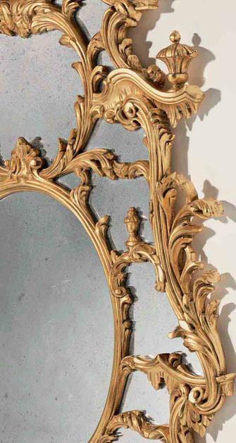 OAK Настенное зеркало в стиле барокко в раме Galleria sun-id-1400312 - Вид №1