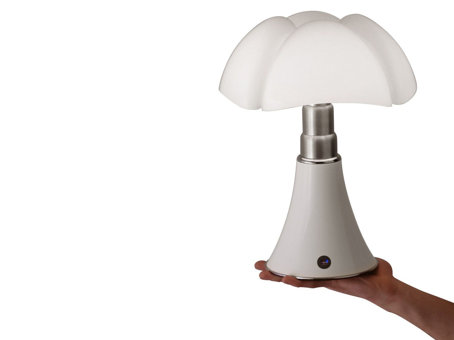 Беспроводная стальная и метакрилатная настольная лампа In Stock Martinelli Luce ARCH-00144082