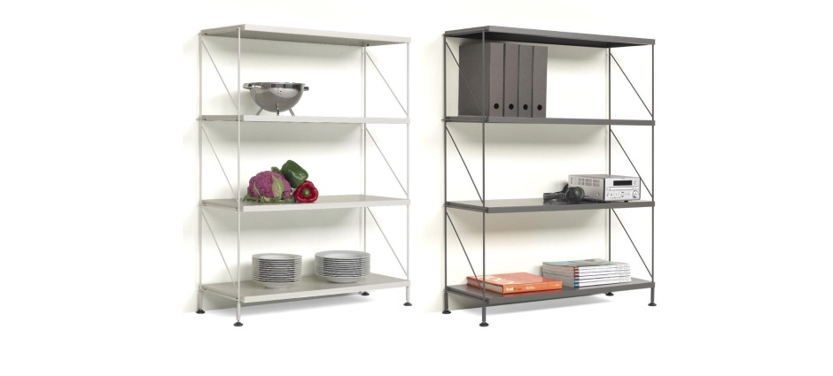 004720 Напольный стеллаж Mobles 114 Tria Santreyd - Вид №1