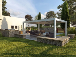 Самонесущая беседка с текстильной мембраной Giza