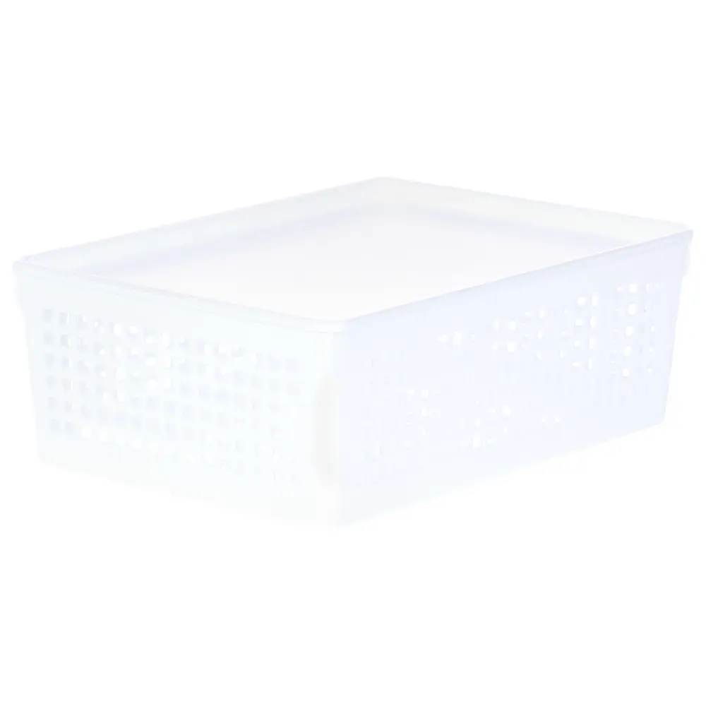 Santreyd — Белый лоток для хранения с крышкой 27×19×9 см 82015427 STLM-0017656 - Вид №1