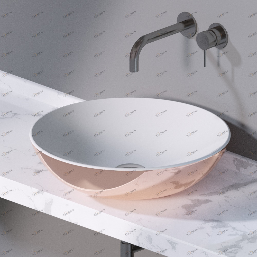 L241257 Накладная раковина на столешницу  круглая A. e T. Italia THIN AeT ITALIA