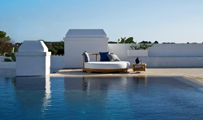 Unopiù Садовая кровать из акрила и тикового дерева Pevero Peviso - Вид №8