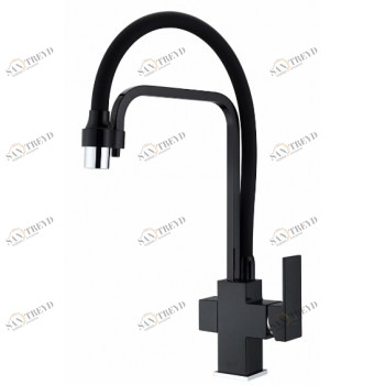 Zorg ZR 341-6 YF Black Смеситель для кухни Zorg 440х235 мм 