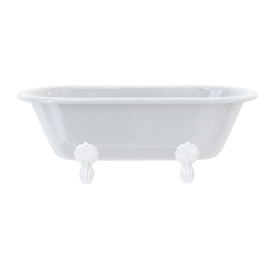 Burlington Двухсторонняя ванна Windsor 170 см с роскошными ножками с ножками Luxury Arc из хрома E3 L2C  - Вид №2