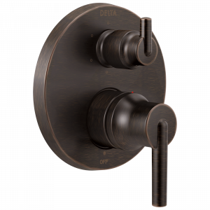 T24959-RB Облицовка клапана Contemporary Two Handle Monitor® серии 14 со встроенным переключателем на 6 положений Delta Faucet Delta Венецианская бронза