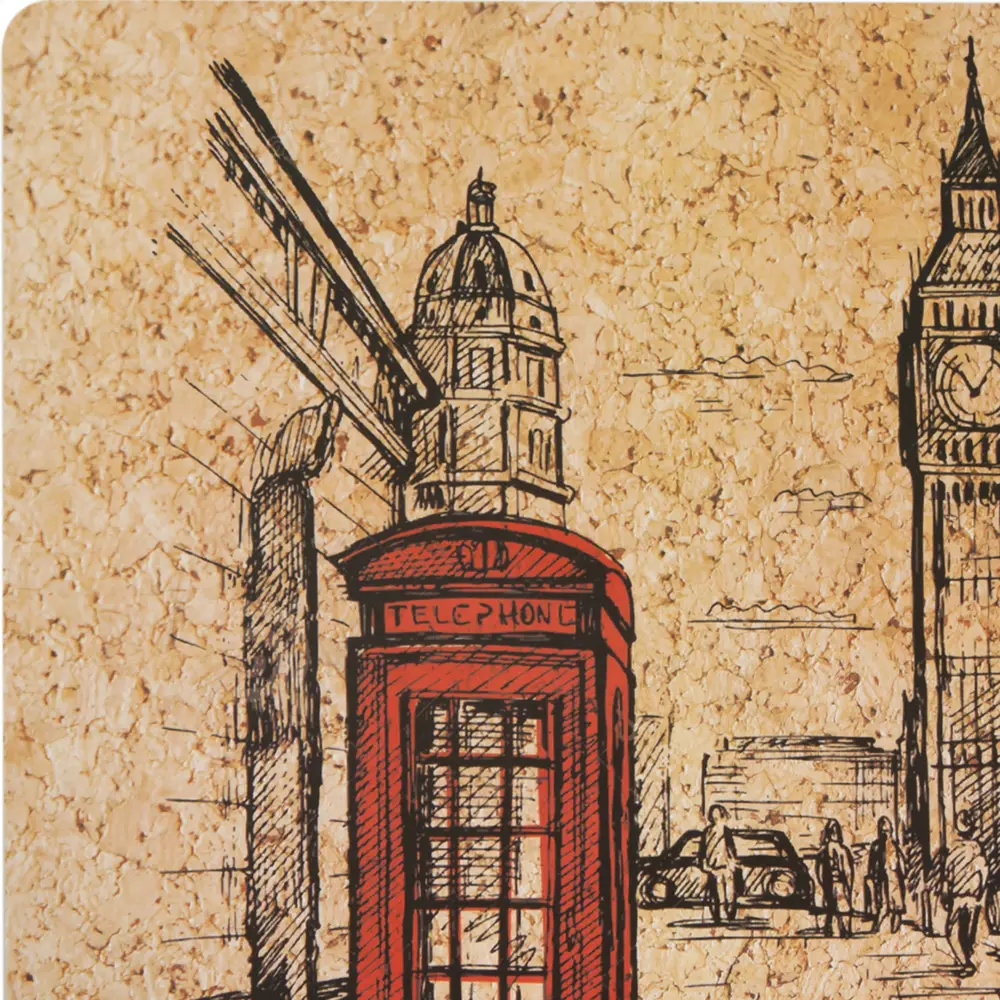 Салфетка London пробка 44x28.5 см 83630711 STLM-2209758 REMILING  - Вид №1