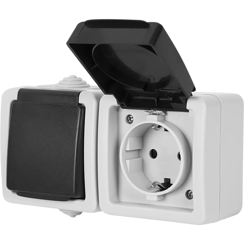 LK STUDIO Aqua — уличная розетка с защитой IP54 18264418 STLM-0010160 - Вид №2