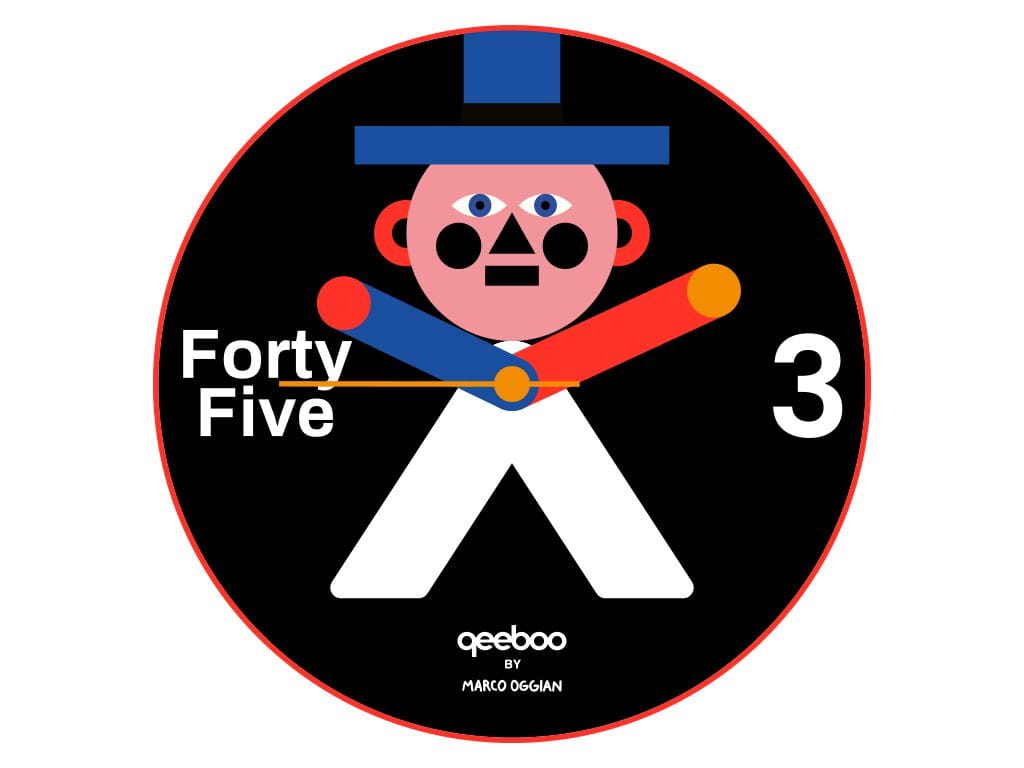 Керамические настенные часы Qeeboo Oggian ARCH-00077857 - Вид №1