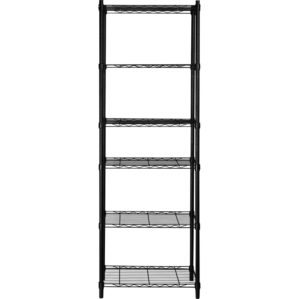 Стеллаж сетчатый KONSENSA 60x35x180 см цвет черный STLM-2071193 - Вид №2