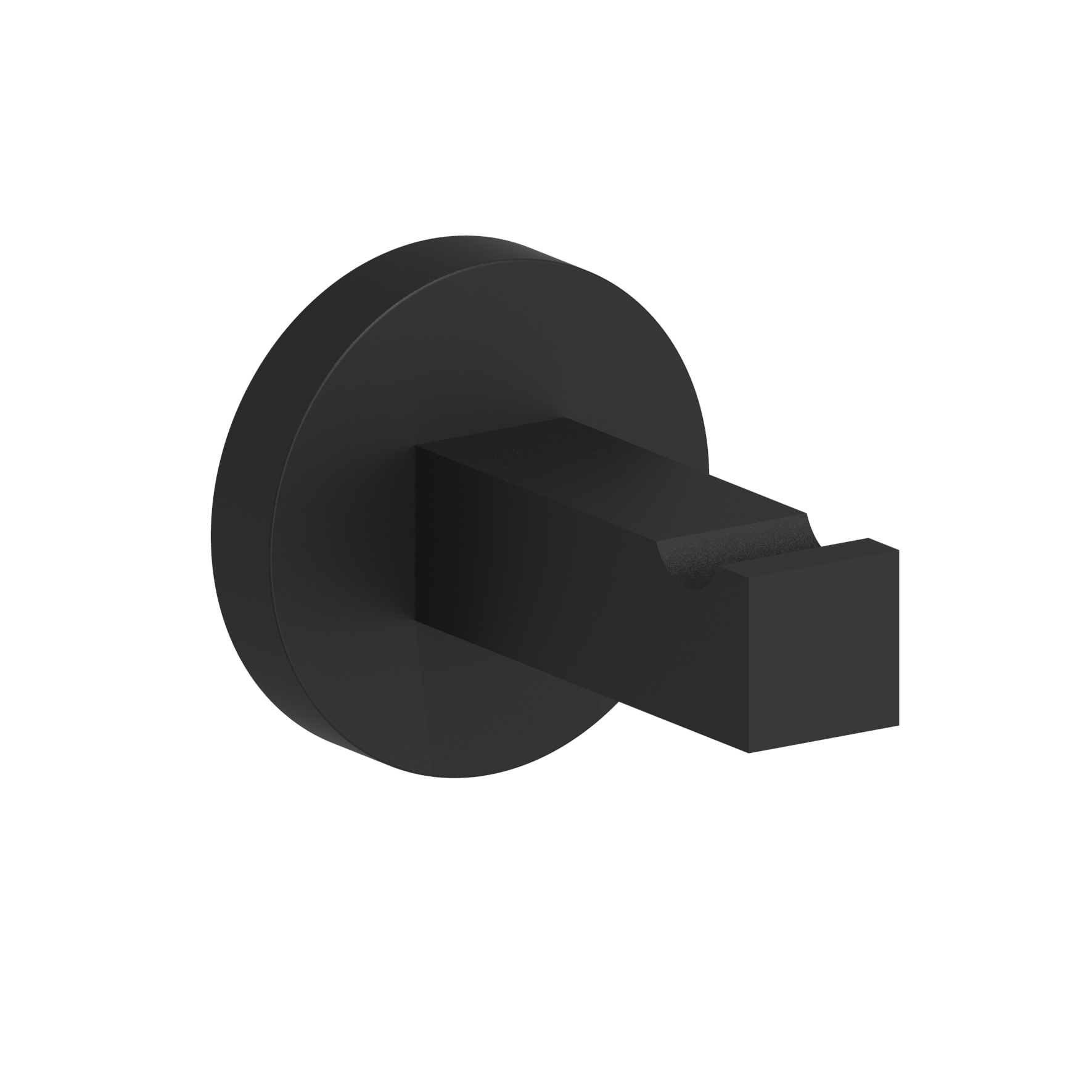 140112005s Rita вешалка одинарная матовая черная Eca 