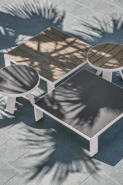 Ethimo Низкий садовый стол из тика Esedra sun-id-1449879 - Вид №2