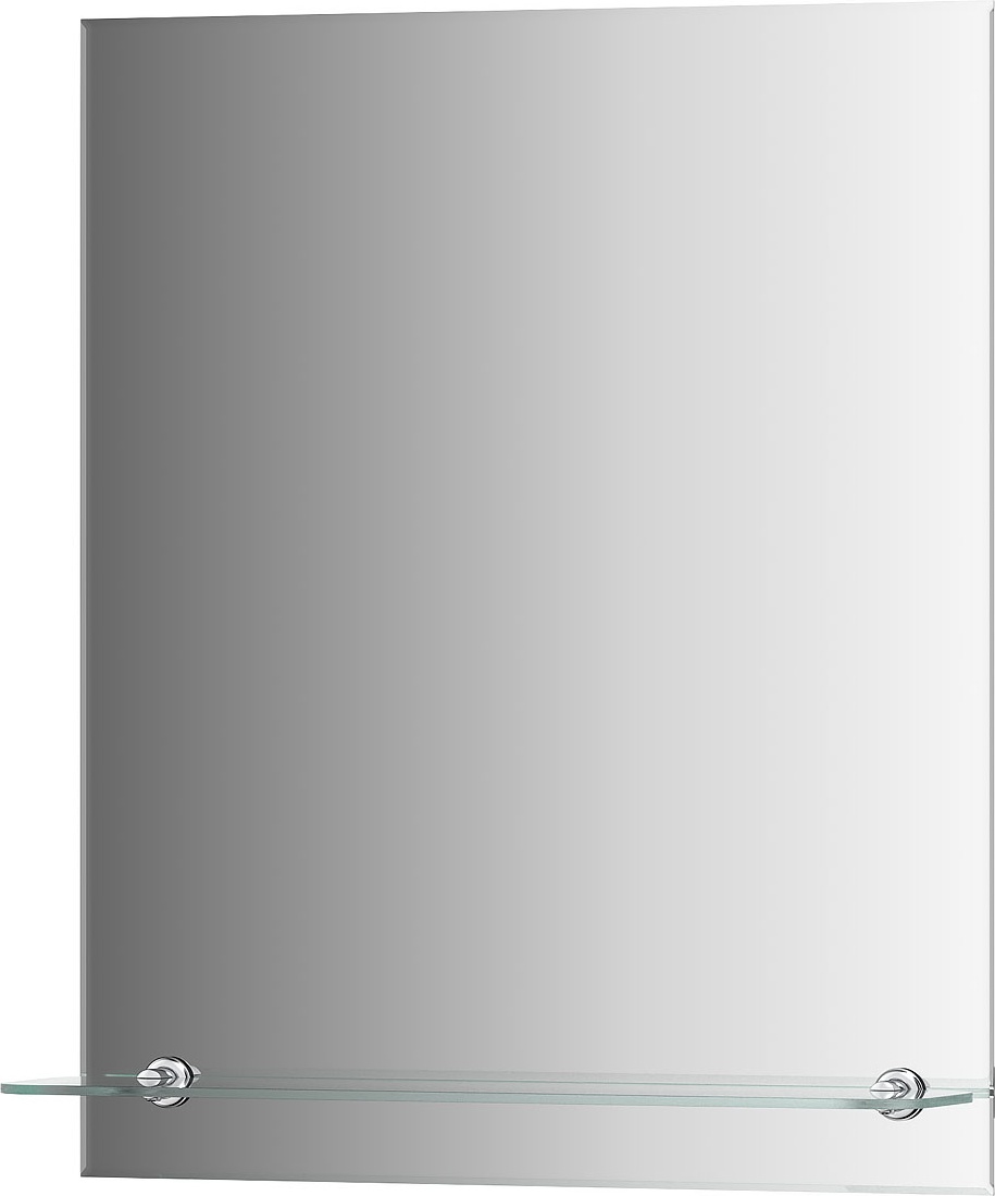 BY 0503 Зеркало с фацетом 5 mm и полочкой 50 cm EVOFORM Attractive
