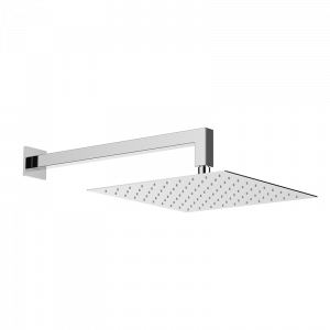 05027110 PREMIUM 300 Тонкий душ + Квадратный кронштейн Хром GRB MIXERS
