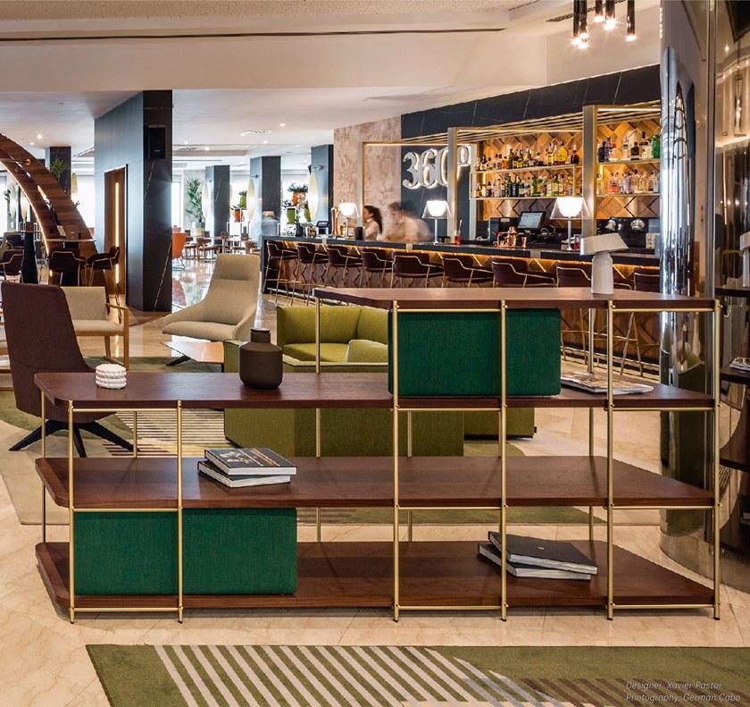 Momocca Модульный двухсторонний книжный шкаф Julia Ja05 - Вид №4