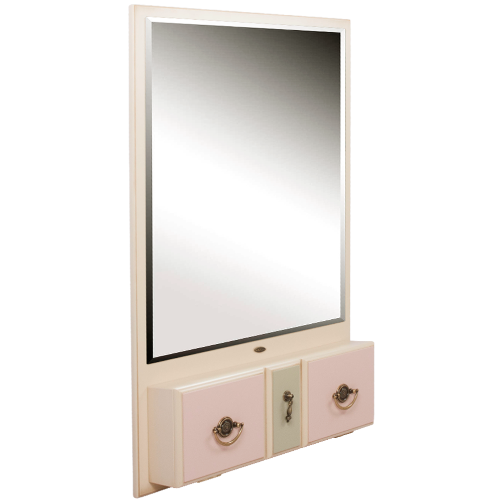 71177 Зеркало настенное Пандора Айвори Акварель BOGACHO 4627139502159 - Вид №1