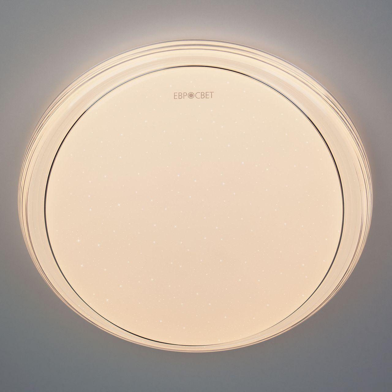 Потолочный светодиодный светильник Eurosvet Universal 40008/1 LED белый EUROSVET UNIVERSAL 204205 Белый - Вид №3