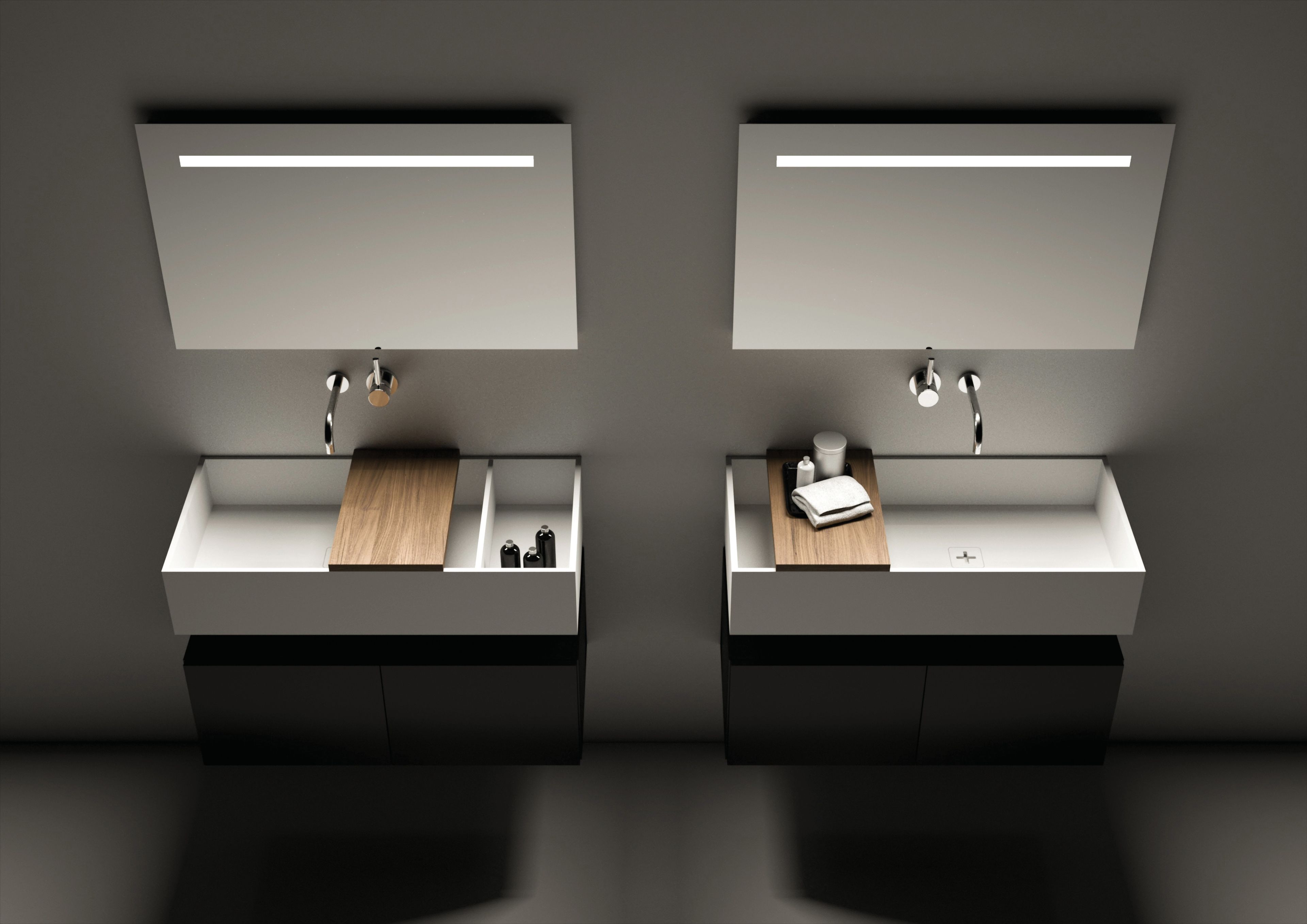 Одиночная подвесная раковина из твердой поверхности MOMA Design CANASTA ARCH-00045318 - Вид №1