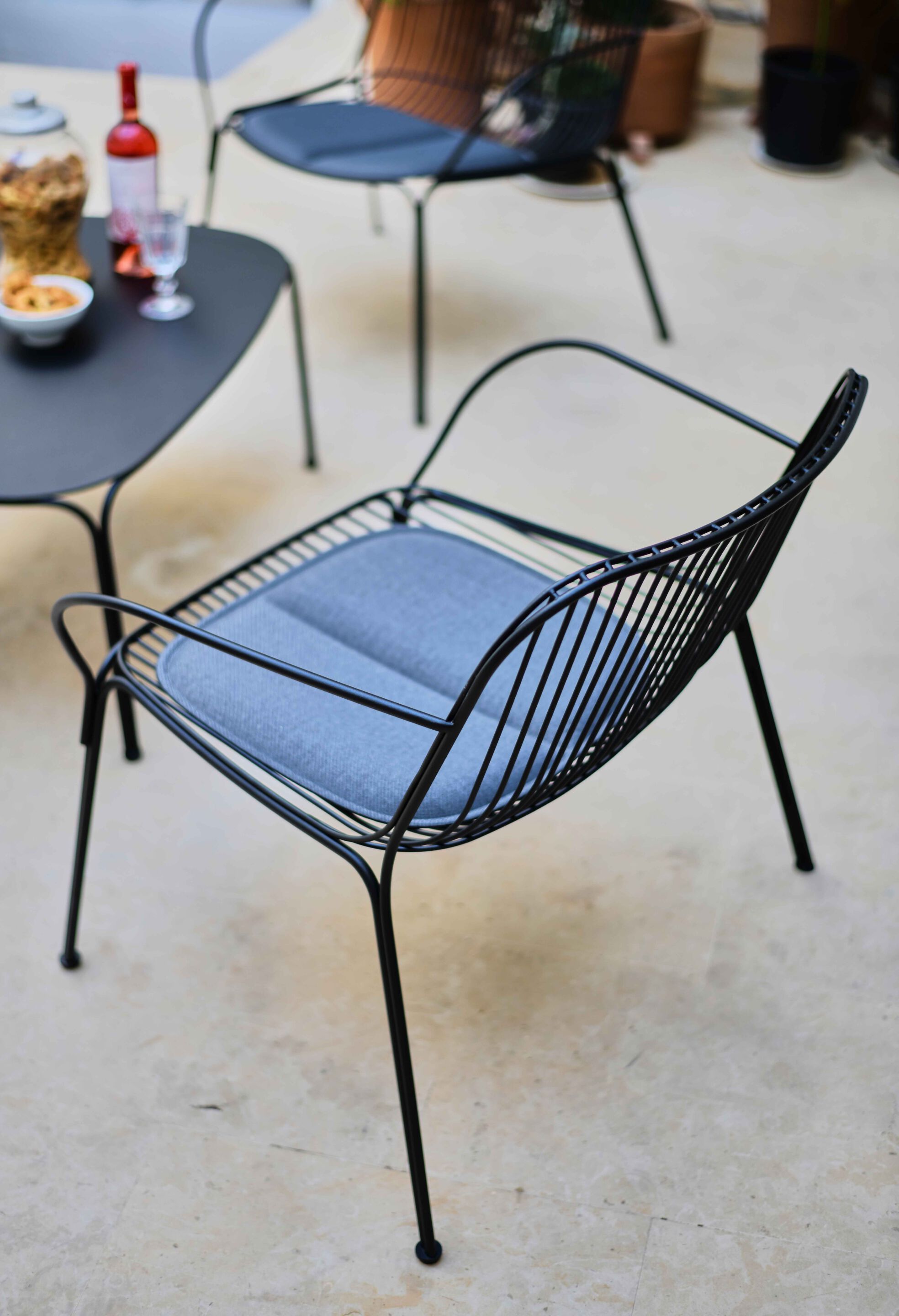 Садовое кресло из оцинкованной стали с подлокотниками Kartell Hiray ARCH-00023040 - Вид №15