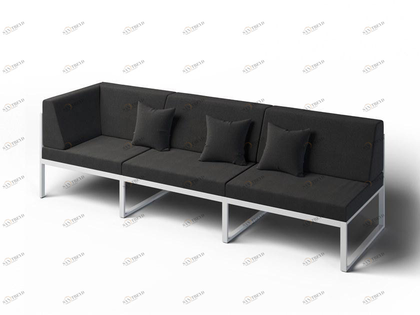 Laubo Левый угол 3-х местный садовый диван Formal sun-id-1501429