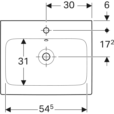 124063000 Раковина Geberit iCon Geberit  - Вид №19