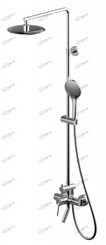 Душевая колонна со смесителем для ванны PALACE F6172217CP-A-RUS bravat