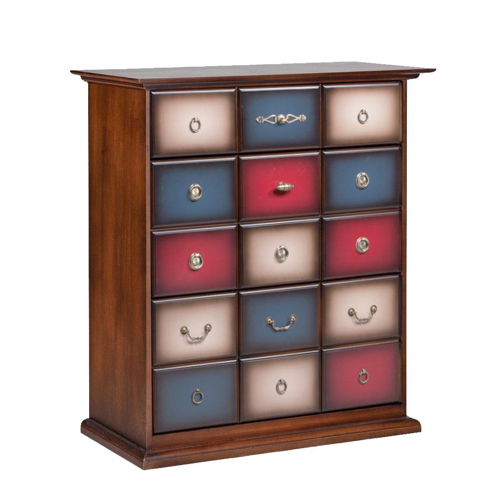 11437 Комод Пандора 3 Орех Mix BOGACHO 4627138194232