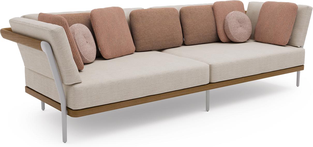 3-х мест. teak кремень Manutti Flex MNST512