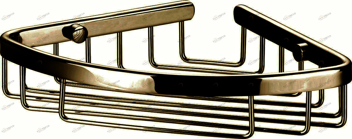 Полка угловая, 155x155x40 мм ART&MAX AM-G-8936A-Br 