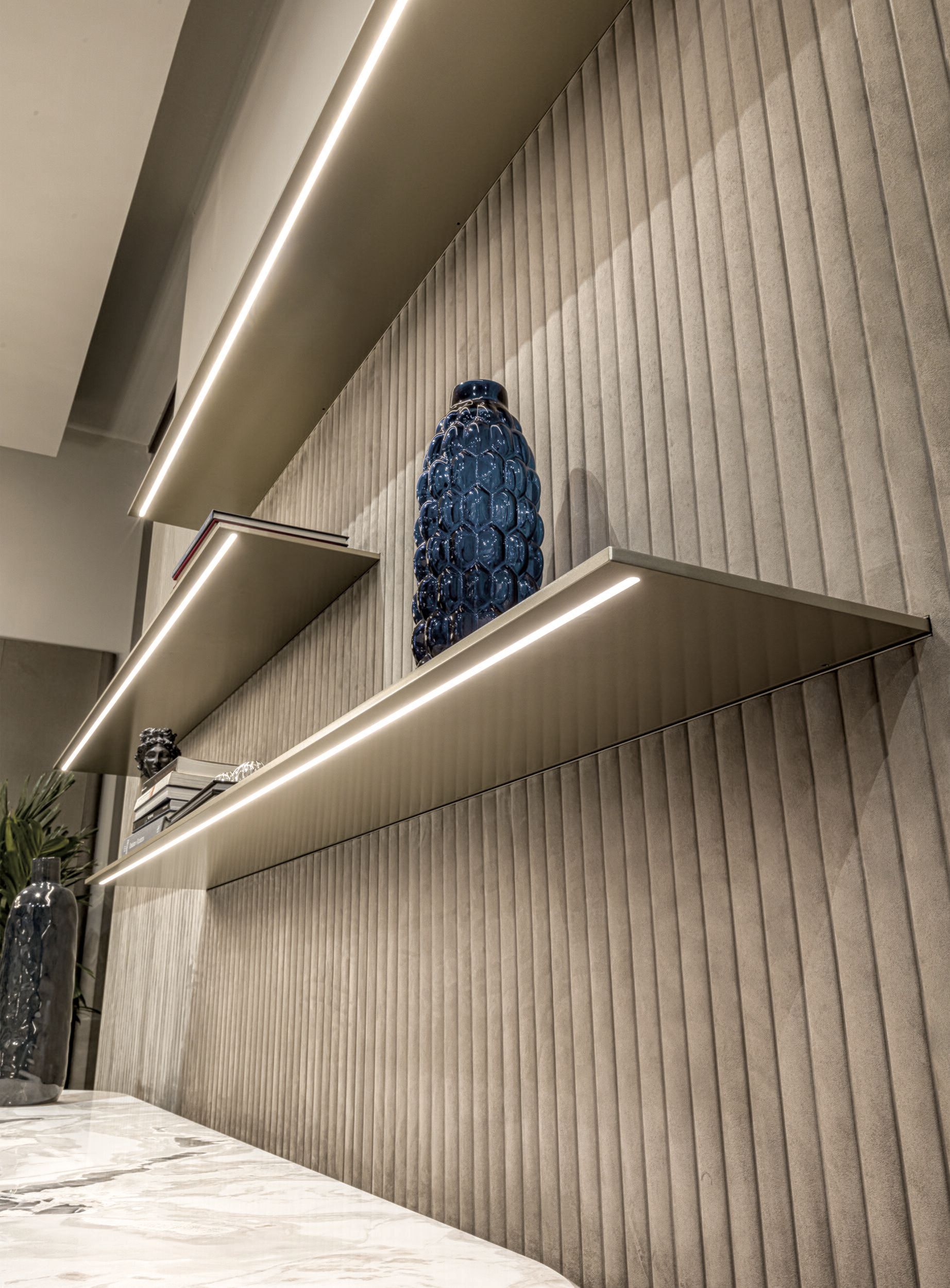 Обшивка из кожи Longhi FOREVER SYSTEM LIVING ARCH-00074695 - Вид №8