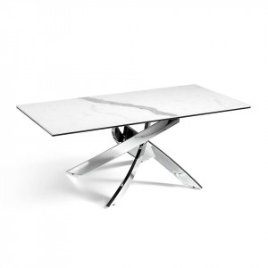 077887 Журнальный столик Angel белый мрамор 120x70 Angel Cerda