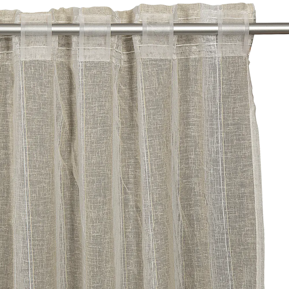 Тюль Inspire Tamara Navajo 6 с креплением-лентой 300×280 см бежевый 86239230 STLM-1044497 - Вид №5