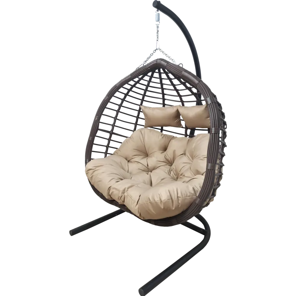 Santreyd Siesta Tubo: подвесное кресло для двоих в стиле эко-ротанга 84011371 SI015 STLM-0046154 - Вид №1