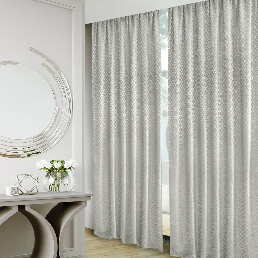 Santreyd Ткань для штор «Цепи» серого цвета 150 см 84765877 STLM-0054907 - Вид №3