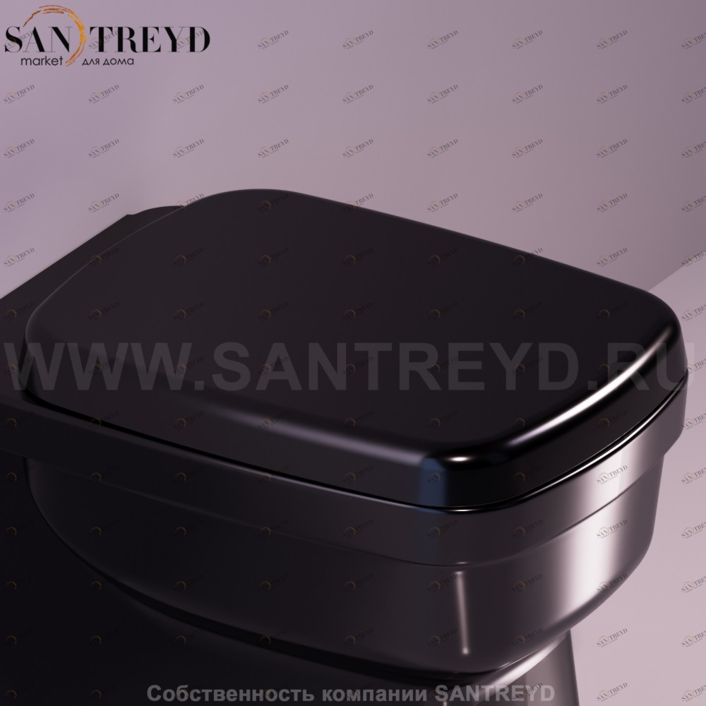 EVO004D03NEROCR Крышка сиденье для унитаза Simas Evolution