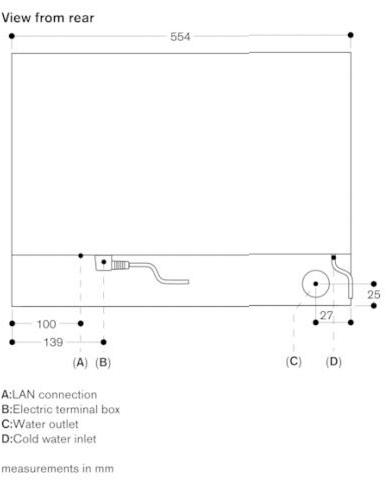Gaggenau Комбинированная стеклянная печь Serie 200 Bsp270101  - Вид №3
