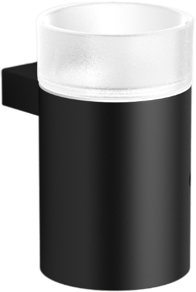 28011B-BP Стакан подвесной цвет черный матовый LANGBERGER Accessories, BLACK EDITION