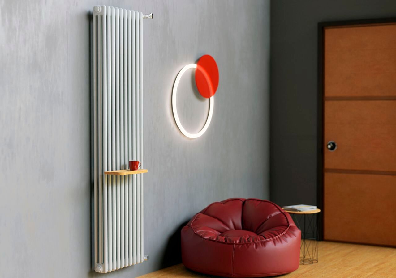 Настенный полотенцесушитель из углеродистой стали Cordivari шифер ARCH-00099872 - Вид №1