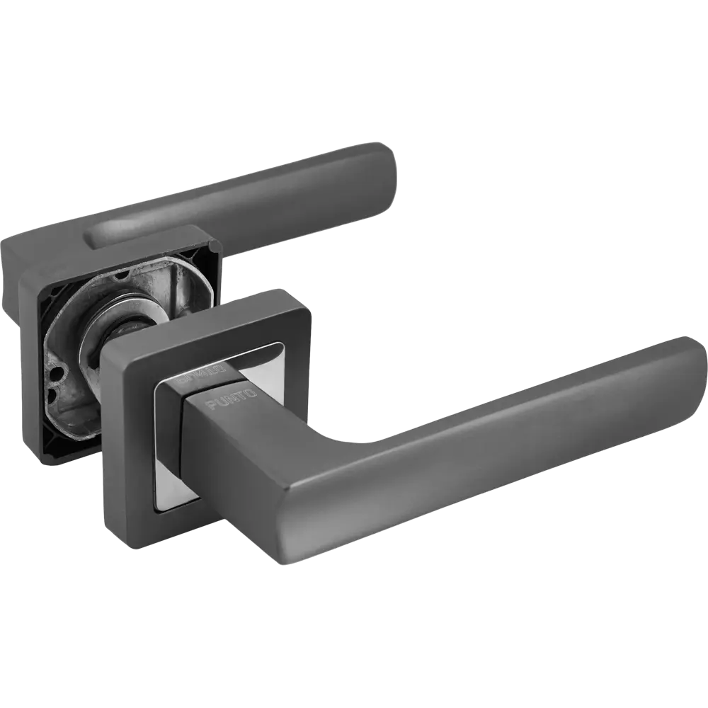 Дверные ручки PUNTO Ergo графит для межкомнатных и входных дверей 85203508 STLM-0059866