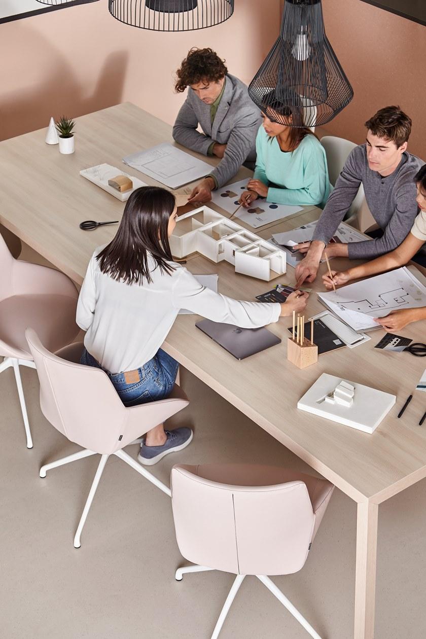 ACTIU Мягкое кожаное кресло Noom sun-id-1371669 - Вид №7