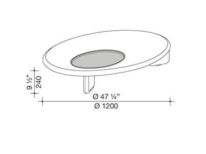 Круглый журнальный столик Lema ORION ARCH-00075169 - Вид №5