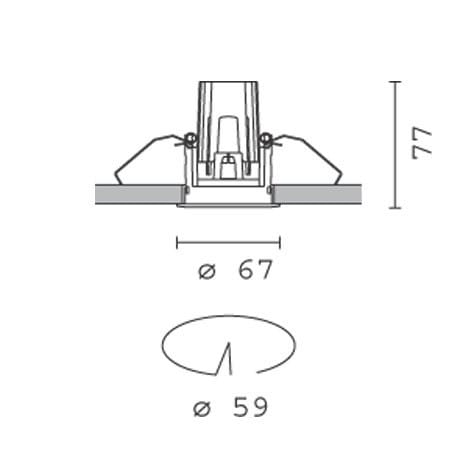Утопленный светодиодный прожектор iGuzzini лазер ARCH-00112249 - Вид №8
