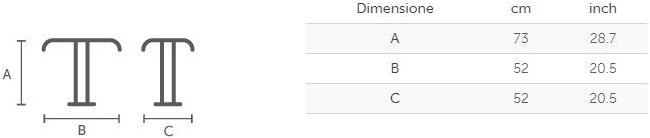 Midj Основание стола из стали sun-id-1374673 - Вид №3