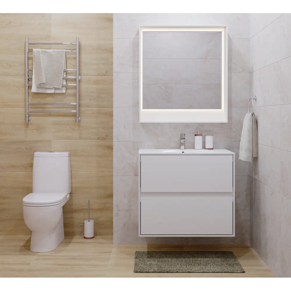 Стакан для зубных щеток SWENSA Exo - керамический органайзер для ванной 82366992 STLM-0025578 - Вид №1