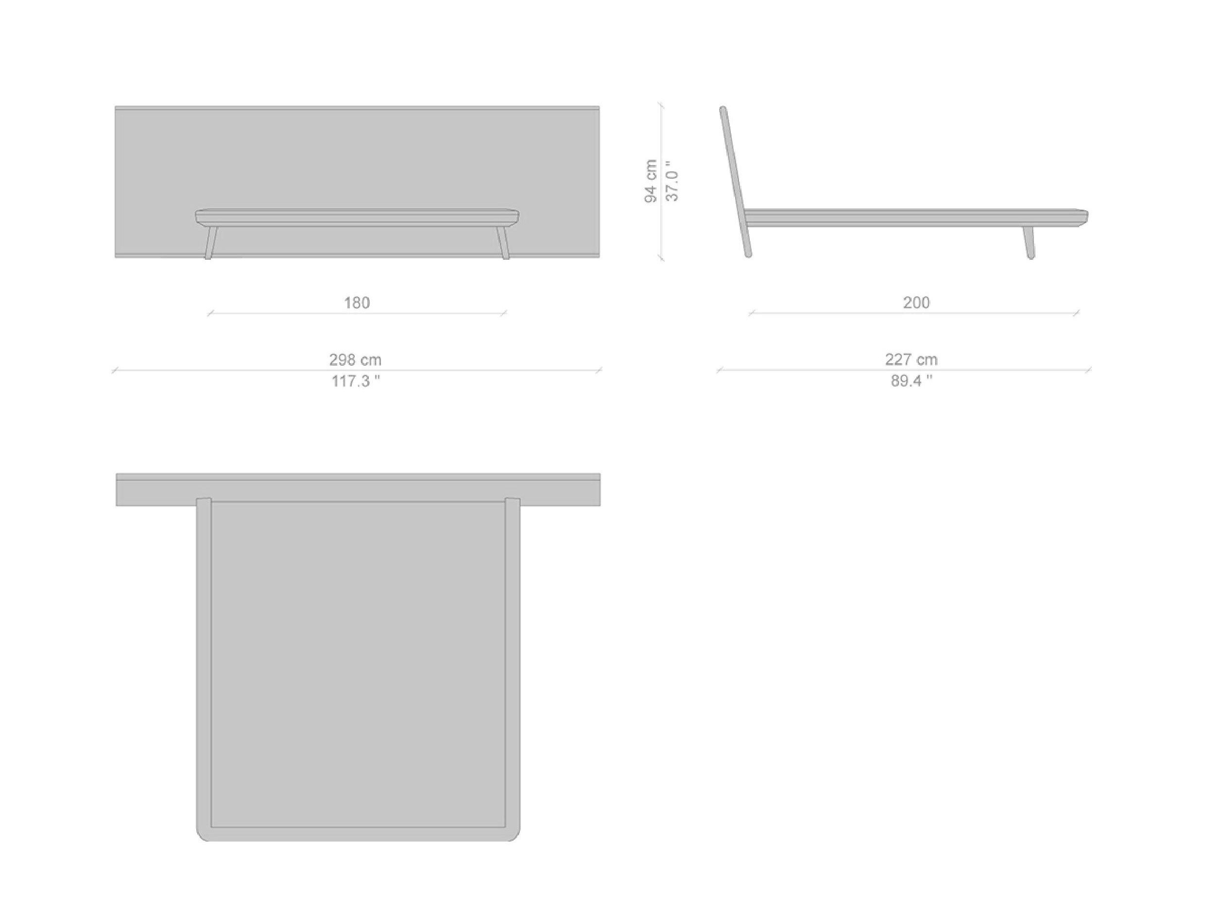 Кровать с изголовьем из ясеня CASSINA ACUTE ARCH-00017163 - Вид №7