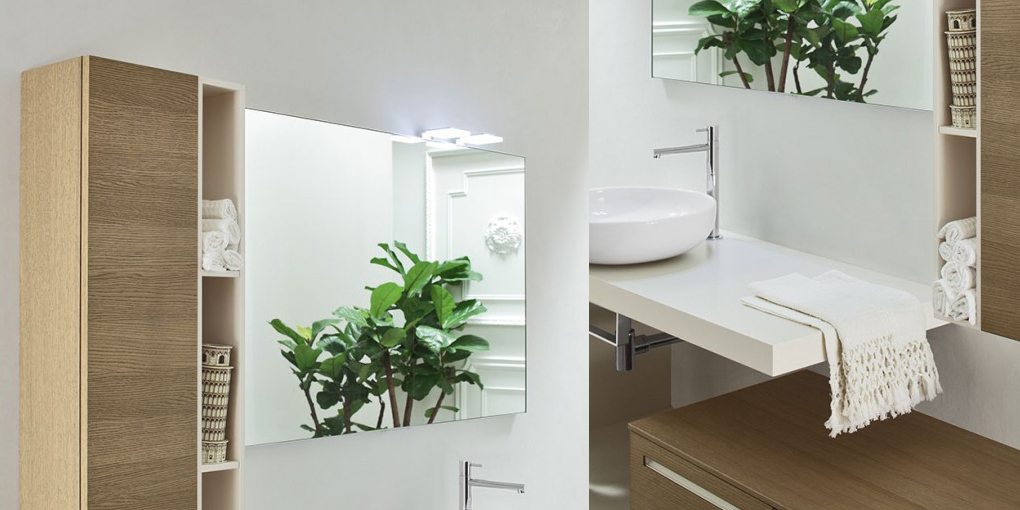 Комплект мебели для ванной комнаты Sky 165 Arbi Sky Legno Collection SKY165 - Вид №2